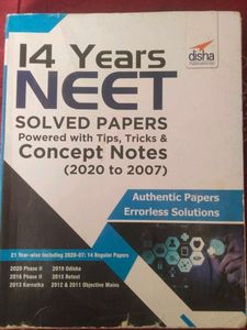14 Years NEET Solved Papers