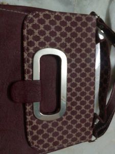 Stylish Maroon Crossbody Bag