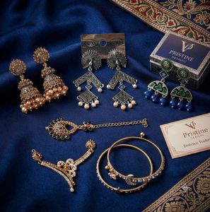 7 Exquisite Peacock Jhumka Earrings, necklace