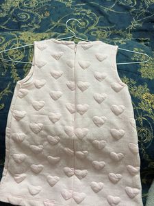 Cute Pink Heart Dress for Girls