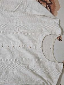 White Chikankari Kurta