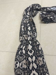 Snake Print Crop Top
