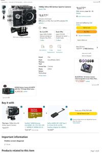 Itek Gopro 1080p Camera Very Good Condition