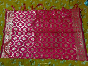 Blue &amp; Pink Brocade Lehenga Choli