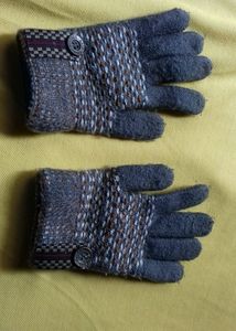 Kid Or Boys Woolen Gloves 3 Pcs..