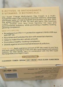 Brand new RAS Super Charge Day Cream