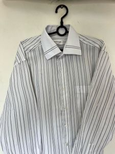 Classic Striped Men's Dress Shirt