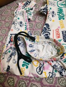 Funky Music Print Joggers