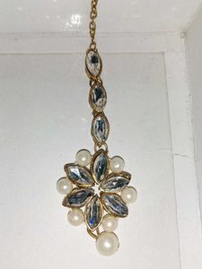Elegant Floral Kundan Jewellery Set