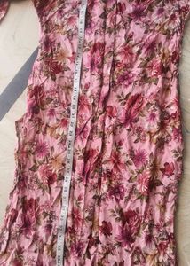 Pink Floral Kurta Set