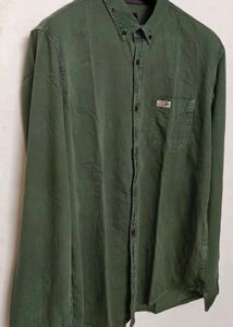 Us Polo 🔥Men's Green Casual Button-Down Shirt