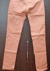 Women Peach Trousers