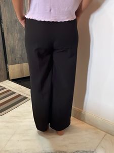 Classic Black Wide-Leg Pants