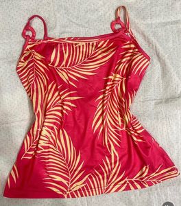 Vibrant Tropical Print Camisole Top