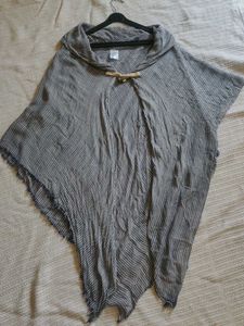 Striped Poncho