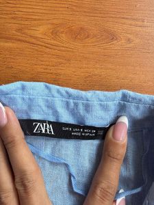 Light Blue Linen Shirt