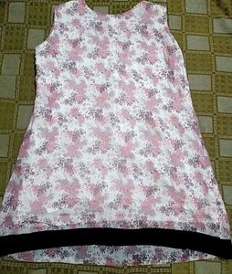 Chic Floral Print Sleeveless Dress