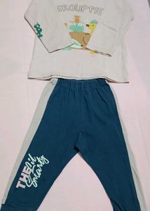 Cute Cartoon Pajama Set for Kids