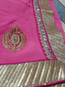 pure crepe shaded saare