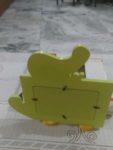 Cute Crocodile Wooden Photo Frame