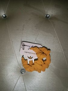 Scrunchies Hoop Earrings 100 Rs. Each