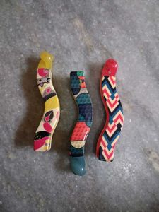 Set of 3 Banana Hair Clips