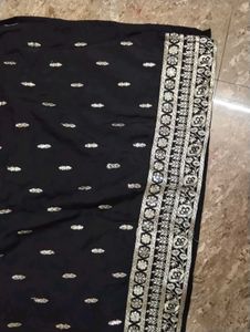 Elegant Black Kurta Set with Dupatta