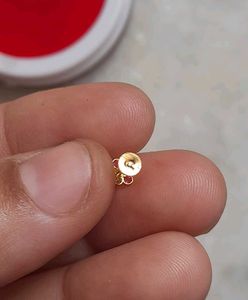 Sparkling Stud Earrings gold 18crt