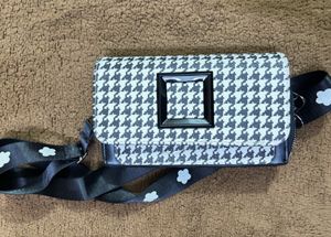 stylish block brick sling bag