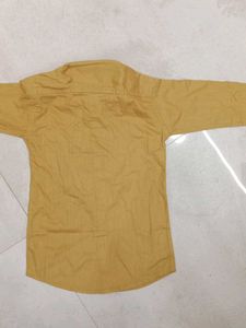 Terno Mustard Yellow Casual Shirt