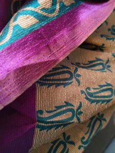 Vibrant Saree with Paisley Print