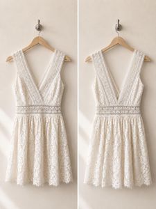 White Lace Summer Dress