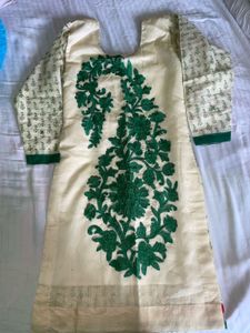 Women's Printed Kurta with dupatta and salwar