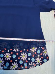 Cute Girls' Floral Top