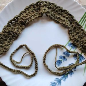 Mesh crochet Hairband✨️🍇forest fairy 🧚🏻‍♀️
