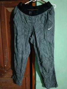 length 35half,Nike Grey Athletic Pants