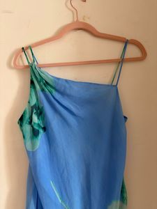 Blue Floral Maxi Dress