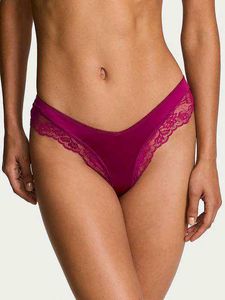 Women's Lace Trim Thong Panty