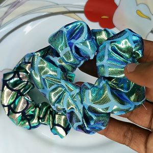 Mermaid Scrunchies 6 Pc