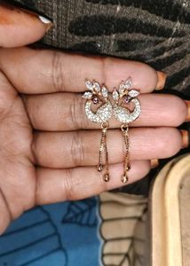 Peacock Dangle Earrings   🎀
