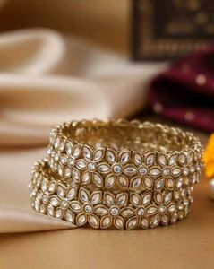 ✨Gold Floral Bangle Set🆕💫