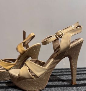 Sparkly Platform High Heels