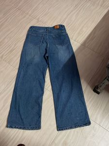 Wide Leg Denim Jeans