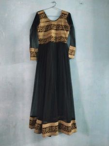Elegant Black &amp; Gold Gown