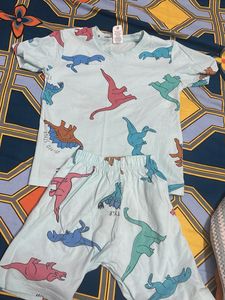 Cute Dinosaur shorts Set