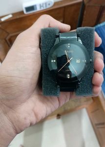 Men Watch - Black Stainless Steel