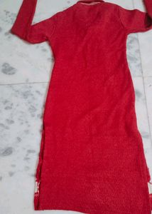 Red Knit Dress