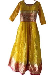 Beautiful Yellow Ethnic Gown