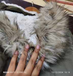 Olive Green Winter Coat