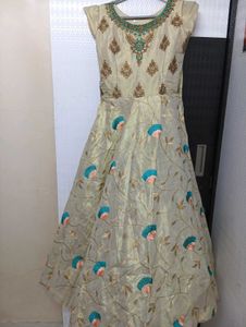 Elegant Embroidered Anarkali Dress